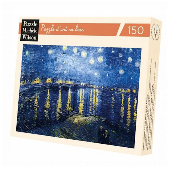 150 bitars träpussel - Vincent Van Gogh - The Starry Night Flerfärgad