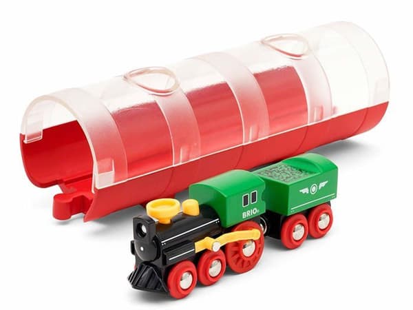 BRIO World Steam Train and Tunnel - Ravensburger - Blandat från 3 år - 33892 Grön