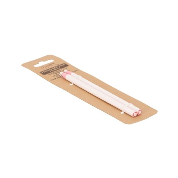 Esschert Design - Set med 2 vita vaxkritor Vit