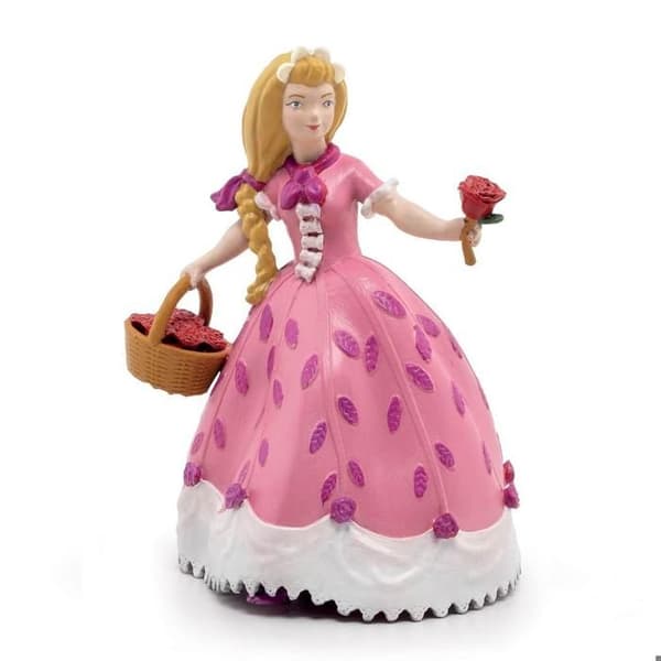Figurine prinsessa med ros