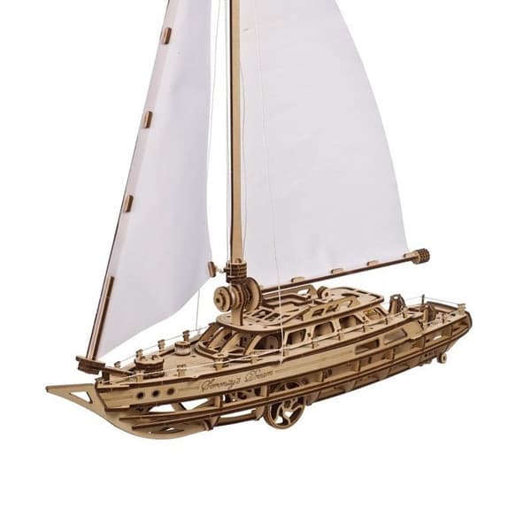 Serenitetens Drøm - Ugears - 3D Puslespil i Træ beige