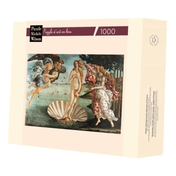 Träpussel The Birth of Venus av Botticelli - 1000 bitars pussel - MICHELE WILSON PUSSEL