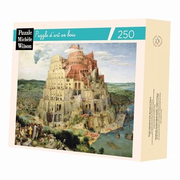 Puzzle Michèle Wilson - Bruegelin Babelin torni - WILSON PELOT Flerfärgad