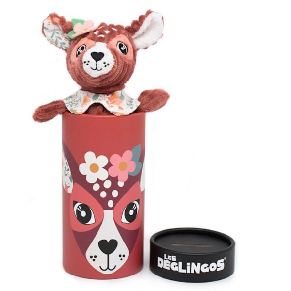Plysch i kartong Petit Simply Mélimélos the Doe Flerfärgad