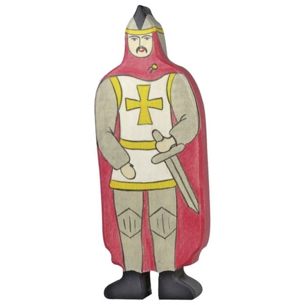 HOLZTIGER - 80244 - FIGUR - RIDDER MED M… Röd