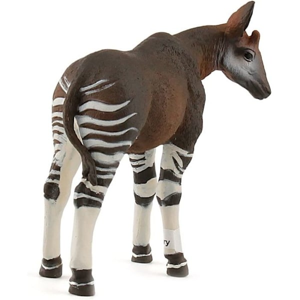 Leksak - PAPO - Okapi - Brun och vit - För pojkar från 3 år och uppåt Brunt och vitt