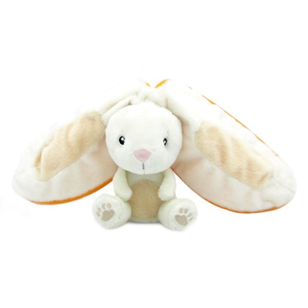 Pehmoeläin - Les Déglingos - Flipetz Pupuni Carotte - 2-in-1 - Kierrätetty vanu - 14x9x26 cm Orange