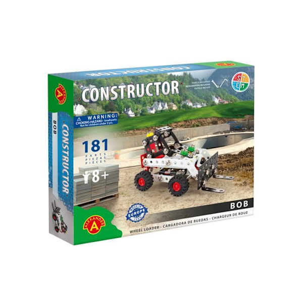 ALEXANDER TOYS - CONSTRUCTOR BOB - HJULLASTARE - PLAST, META Vit