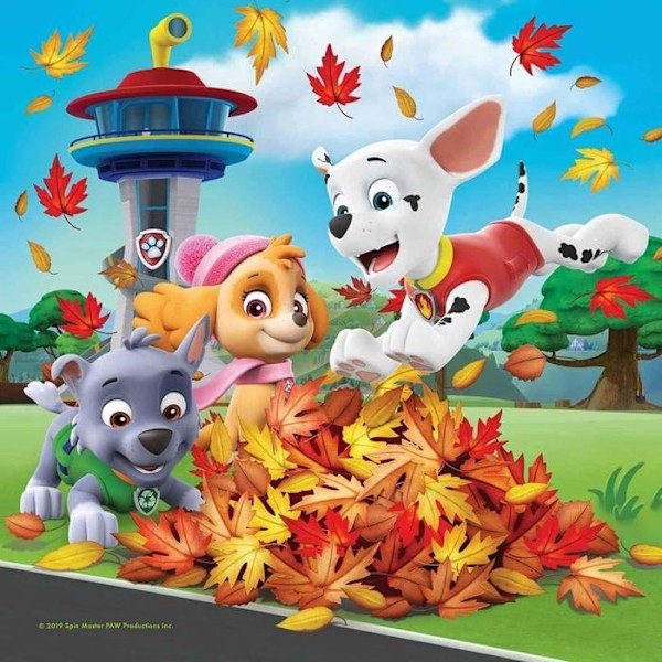 Set med Paw Patrol barnpussel - Ravensburger - 3x49 bitar - Redo att rädda Flerfärgad