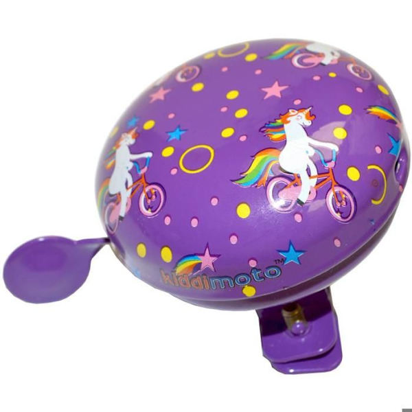 Kiddimoto - Yksisarvisen Polkupyörä Sonnette Lila