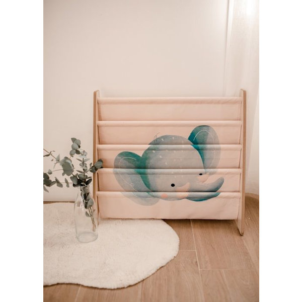 Sassi Junior - Chewy the Elephant Bookshelf Blå