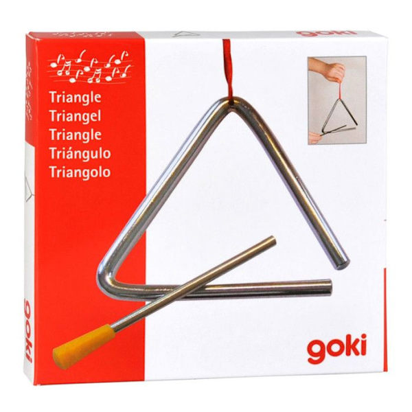GOKI kolmio metallikepillä - 10cm