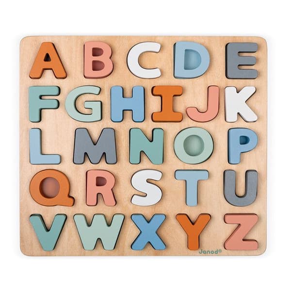 Puzzle Alphabet Søde Kokon Flerfärgad