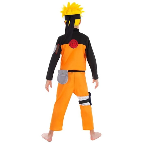 Naruto-poika-asuste - Naruto - Fiktiohahmo - Oranssi - Polyesteri Vit 11-12 år gammal