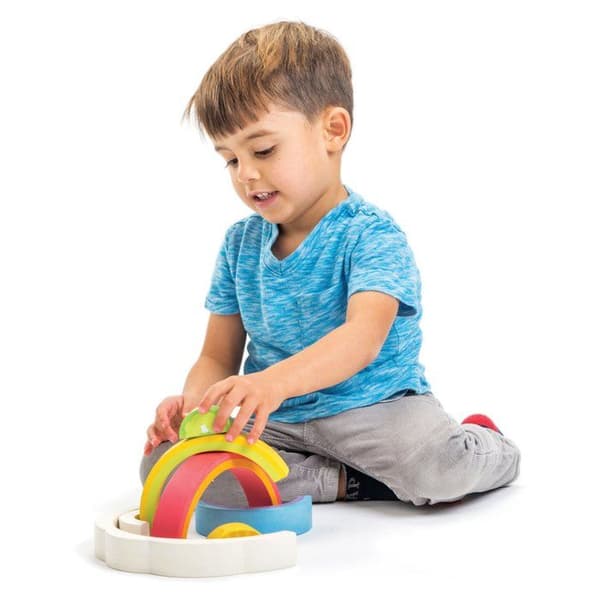 Tender Leaf Toys - Tunnel regnbue - DAM Vit