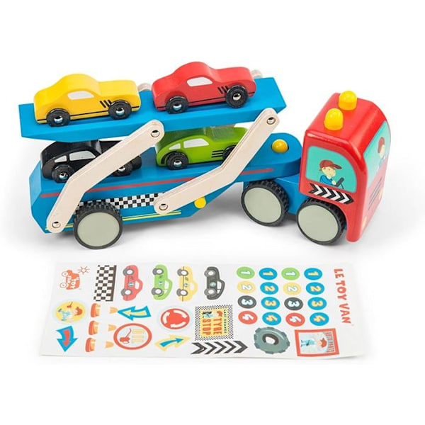 Le Toy Van - Kilpa-auton kuljetusauto - JH PRODUCTS Blå