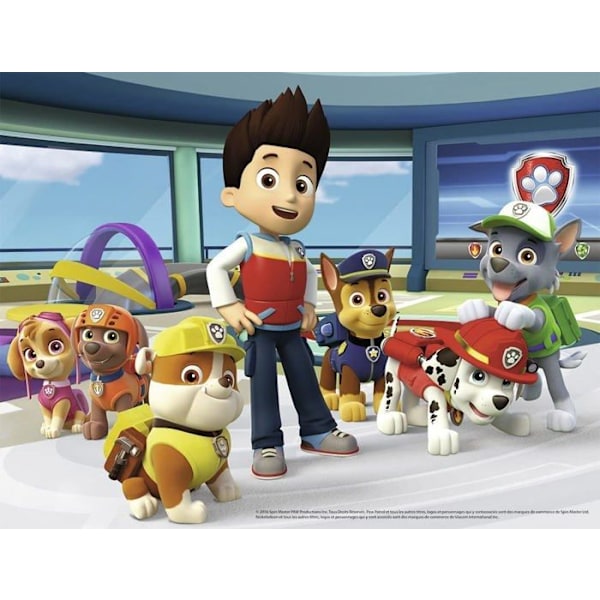 Paw Patrol Puzzle 30 bitar - Nathan - För barn från 4 år och uppåt Röd Gul Blå