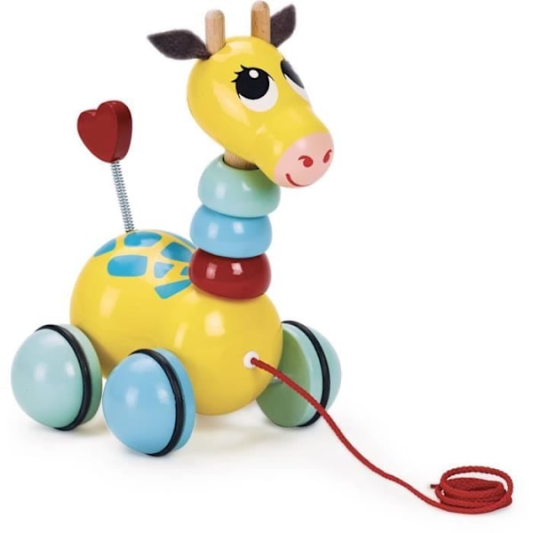Draleksak - VILAC - Flip Flap giraffen - Svart - Barn - Inomhus Svart