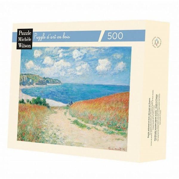 Palapeli 500 palaa Claude Monet - Polku viljoissa, 1882 Flerfärgad