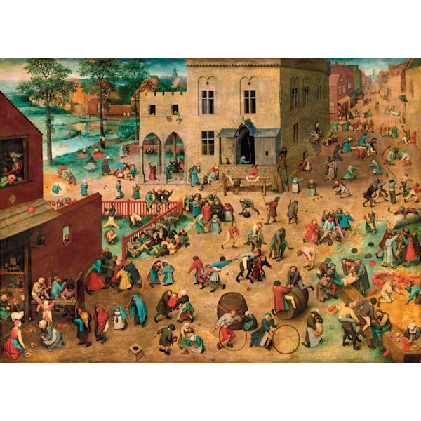 Konstpussel i trä - Michele Wilson-pussel - Målning av Bruegel den äldre - 2500 bitar - Vuxen