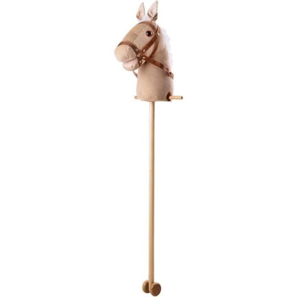 Bigjigs Cord Hobby Horse gunghäst i trä (4) - För barn i åldern 24 månader till 3 år - Inomhus - Flerfärgad Flerfärgad