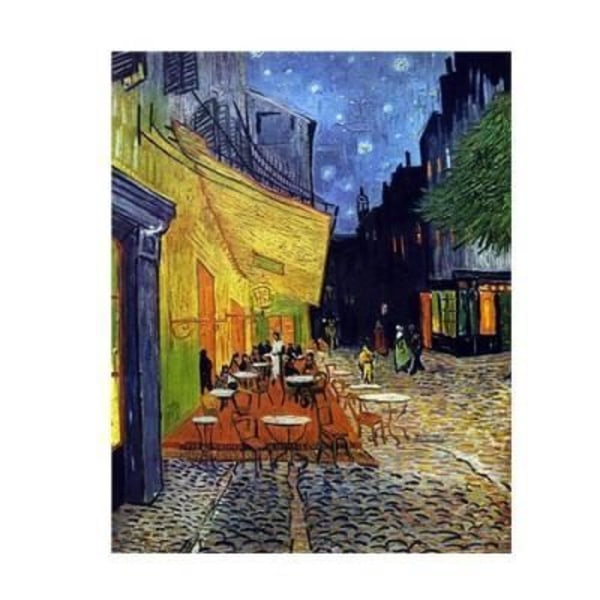 Handklippt träpussel - Van Gogh: Kaffe på kvällen - 250 bitar - MICHELE WILSON PUSSEL