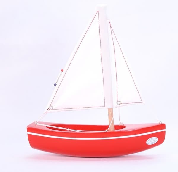 Maison Tirot - Båd Le Sloop rouge 21cm - TIROT Röd