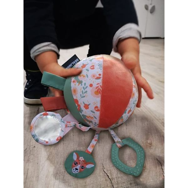 Mélimélos la Biche aktivitetsboll - LES DEGLINGOS Flerfärgad