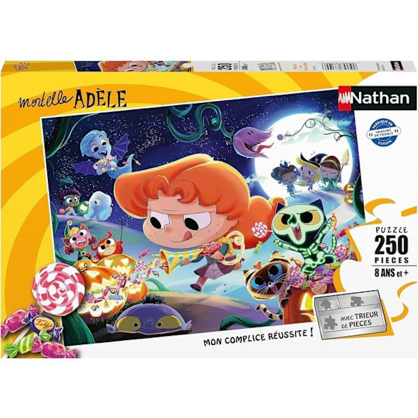 Palapeli Nathan Halloween Mortelle Adèle 250 palaa