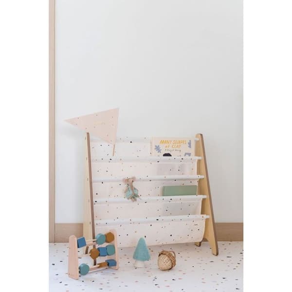 3 Sprouts - Børnebibliotek Terrazzo creme - ELEMENTER TIL BØRN Beige