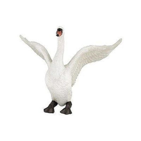 Figuriini Valkoinen Joutsen - PAPO - Lapsille alkaen 3 vuotta - Korkeus 7.5 cm valkoinen