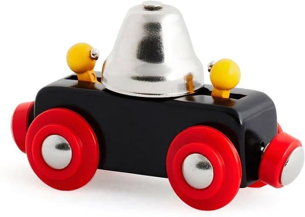 Bell Wagon - BRIO - Puinen junalelu - Mixed - alkaen 3 vuotta Apelsin