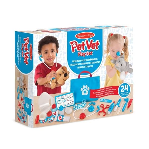 Melissa & Doug - Dyrlæge sæt Blå