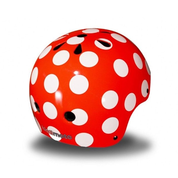 Hjälm Hjälm - Red Dotty Medium