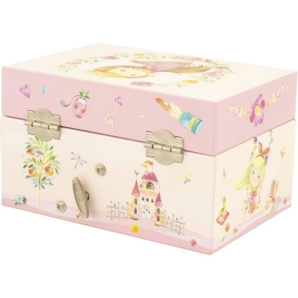Musikalisk smyckeskrin - Ulysses - Little Princess - Rosa - 15x10x8 cm - Från 3 år Rosa