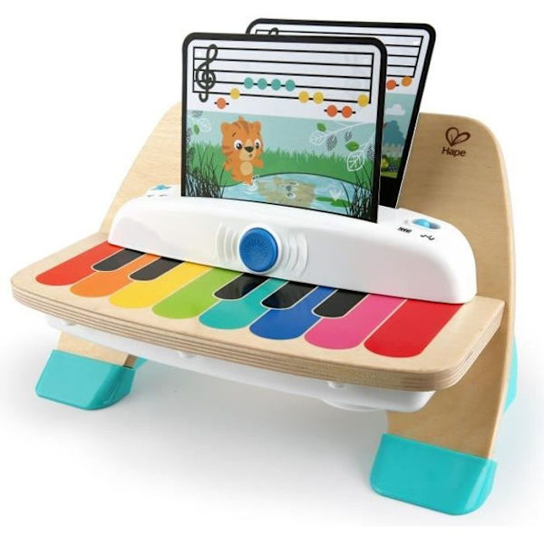 HAPE Baby Einstein Piano magic touch musikalisk utvecklingsleksak i trä Flerfärgad