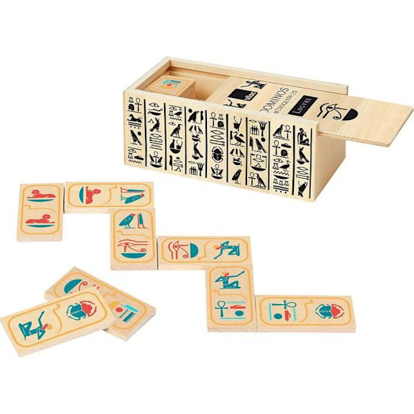 Vilac - Domino Hieroglyfer Beige