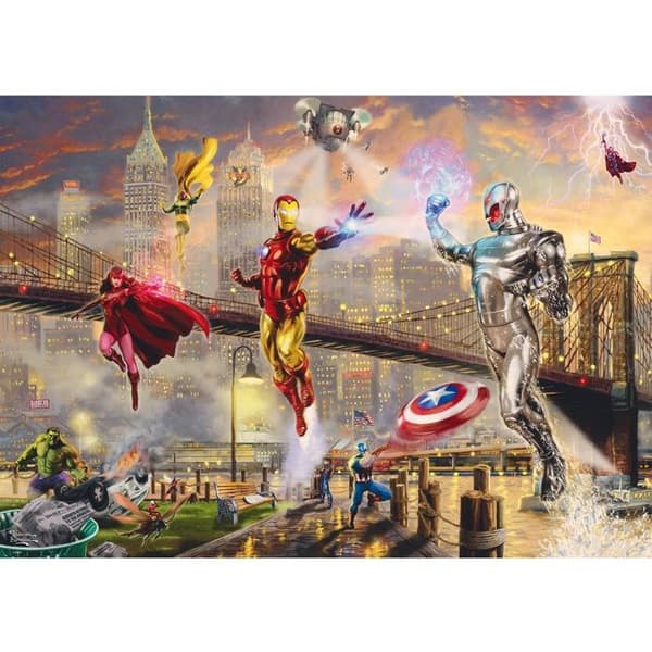 Palapeli - SCHMIDT - Iron Man - 1000 palaa - Kartonki - 69,3 x 49,3 cm Svart