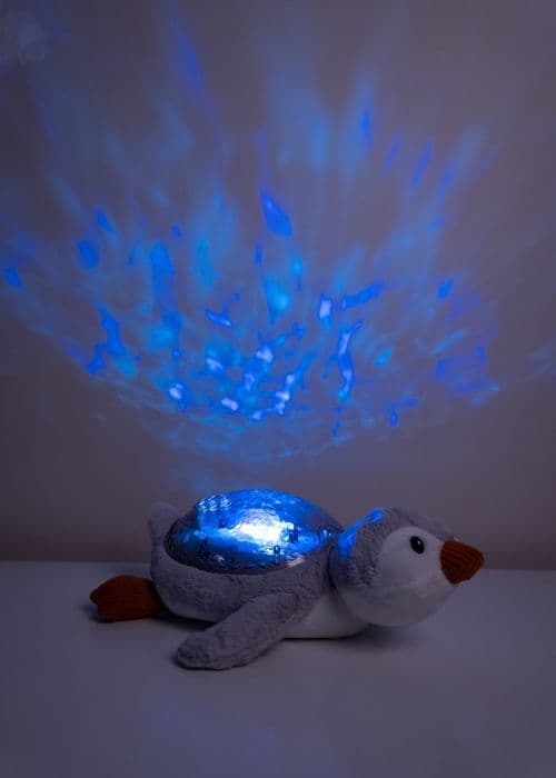 Cloud b - Genopladelig Tranquil Penguin natlampe - BTL DIFFUSION Grå
