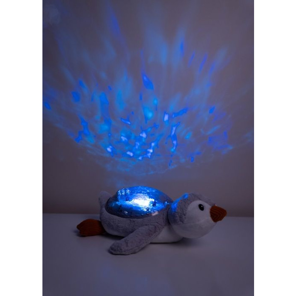 Cloud b - Tranquil Penguin uppladdningsbar nattlampa - BTL DIFFUSION Grå