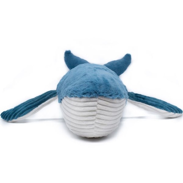 Les Déglingos - Plysch Ptipotos Whale mom baby blue - GLOBE TROTOYS Blå