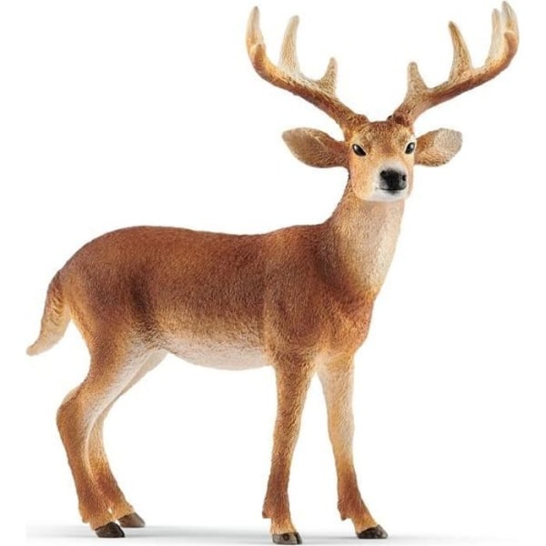 White-tailed Deer Figurine - SCHLEICH Wild Life 14818 - 60mm Trä - För barn, pojkar och flickor