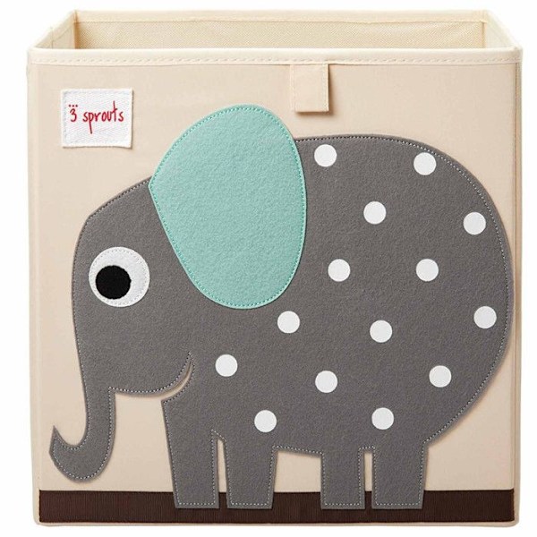 Pieni säilytyskaluste leluja varten 3 SPROUTS Elephant Flerfärgad