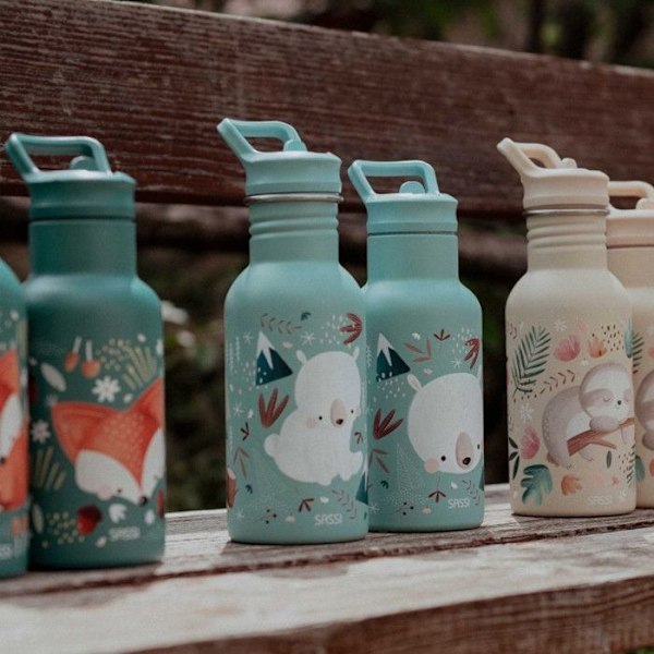 Sassi Junior - Munchy the bear isolerad flaska 350 ml Flerfärgad