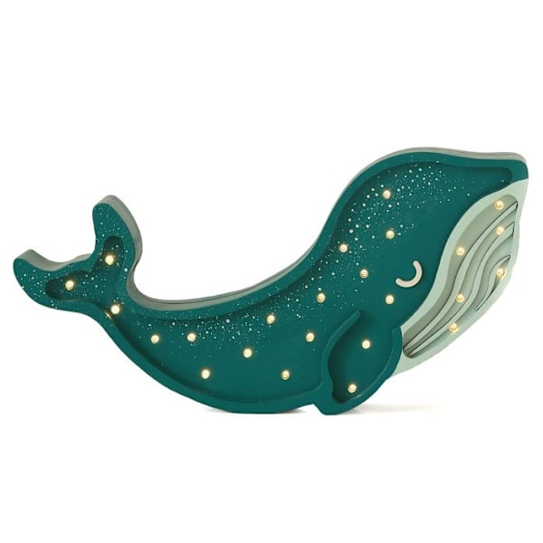 Little Lights - Whale Night Light Blå