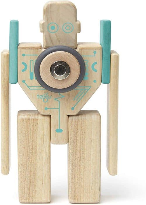 Tegu - Magbot magnetiska block beige