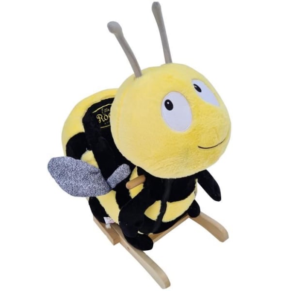 Yellow bee rocker - Gerardo's Toys - För barn i åldern 12 månader - Vit