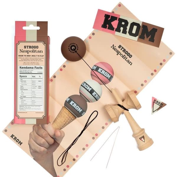 KROM Kendama - Krom Kendama Strogo Neapolitan Suklaa - KROM brun