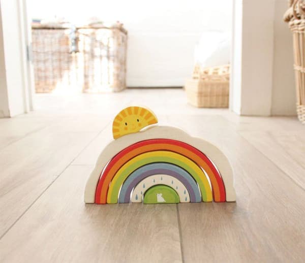 Tender Leaf Toys - Tunnel regnbue - DAM Vit