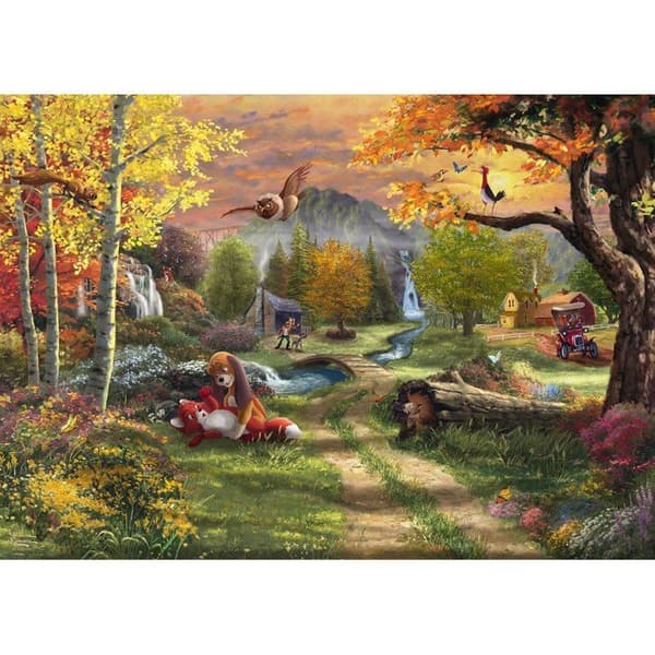 Schmidt Pelit - Puzzle Rox ja Rouky 1000 kpl - SCHMIDT brun